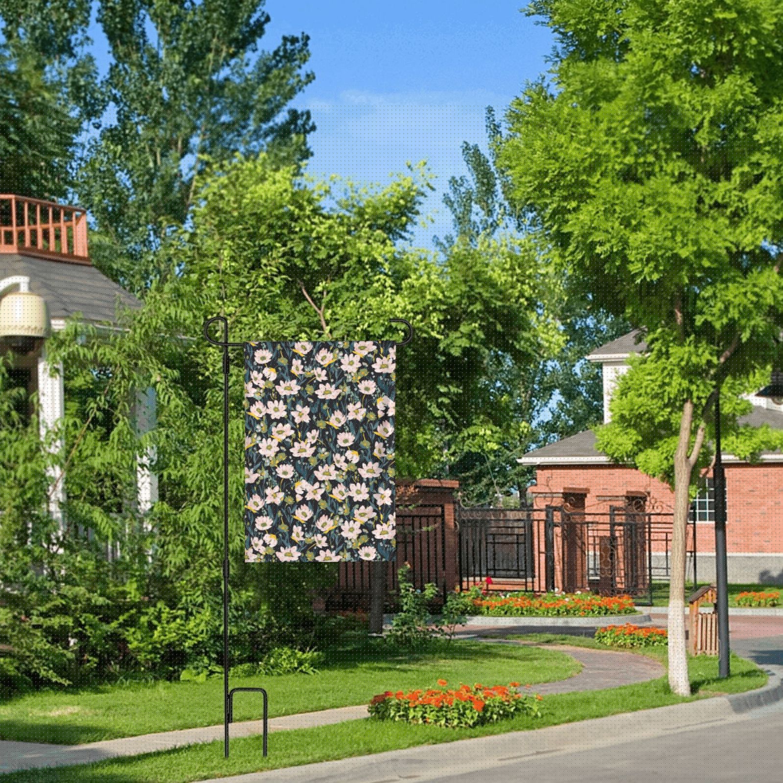 thumbnail image 6 of Easygdp Flowers Garden Flag Yard Flag Welcome Flag, Double-Sided, Weather Resistant for Outdoor Decor - 28"x40", 6 of 9