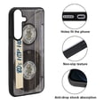 thumbnail image 2 of WIRESTER Shockproof Soft Rubber Cover Case for Samsung Galaxy S25 6.2" 2025, Retro Clear Cassette Tape Hip Hop, 2 of 5