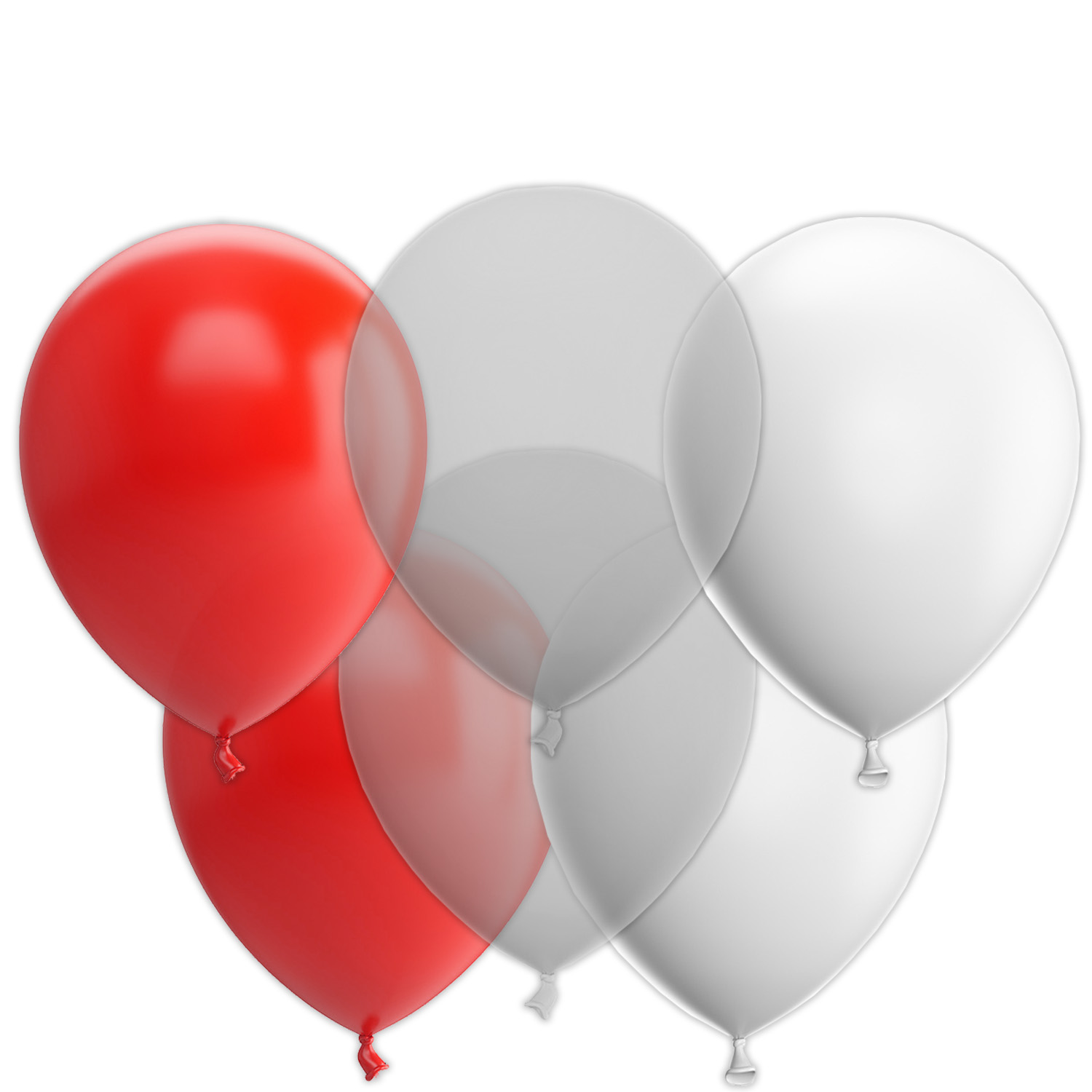 clear balloons bulk