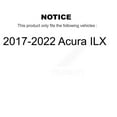 thumbnail image 2 of Transit Auto Front Rear Ceramic Pads and Disc Brake Rotors Kit for Car 2017-2022 Acura ILX K8A-102398, 2 of 8