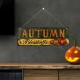 thumbnail image 6 of Lovely Autumn Fall Wood Plaques Wall Hanging Sign Thanksgiving Harvest Décor - Autumn, 6 of 6