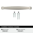 thumbnail image 4 of Amerock Franklin 5-1/16 inch Center-to-Center Satin Nickel Cabinet Pull, 10 Pack, 4 of 4