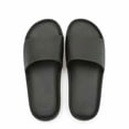 thumbnail image 1 of Sandalias/chanclas de verano antideslizantes para hombre y mujer, ideales para baño, playa o uso informal - Negras - 260 mm, 1 of 3