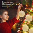thumbnail image 4 of 12Pcs 3.15 Inch Khaki Velvet Christmas Ball Ornaments, Flocked Shatterproof Hanging Baubles for Holiday Tree Home Decor, 4 of 7