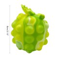 thumbnail image 2 of Juguetes sensoriales para aliviar el estrés, bola de piña con burbujas de empuje, bolas de ventilación de juguete de silicona, bola de burbujas de empuje, solución innovadora, 2 of 8