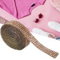 thumbnail image 4 of LHCER 5 Rows 1m Rhinestone Trim Ribbon Hot-Fix Crystal Chain Trim Garment Accessories Decoration,Rhinestone Ribbon,Rhinestone Chain, 4 of 7