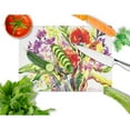 thumbnail image 2 of Carolines Treasures Flower Glass Cutting Board Large 12H x 16W multicolor, 2 of 2