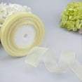 thumbnail image 1 of Satin Ribbon 50 Yards/ Roll 1 In Inch Gift Wrapping Bulk Sheer Organza Chiffon Ribbon(), 1 of 4