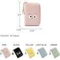 thumbnail image 2 of Cat Pattern Organ Zipper Coin Purse Ladies Zipper Small Card Holder (pink), 2 of 5