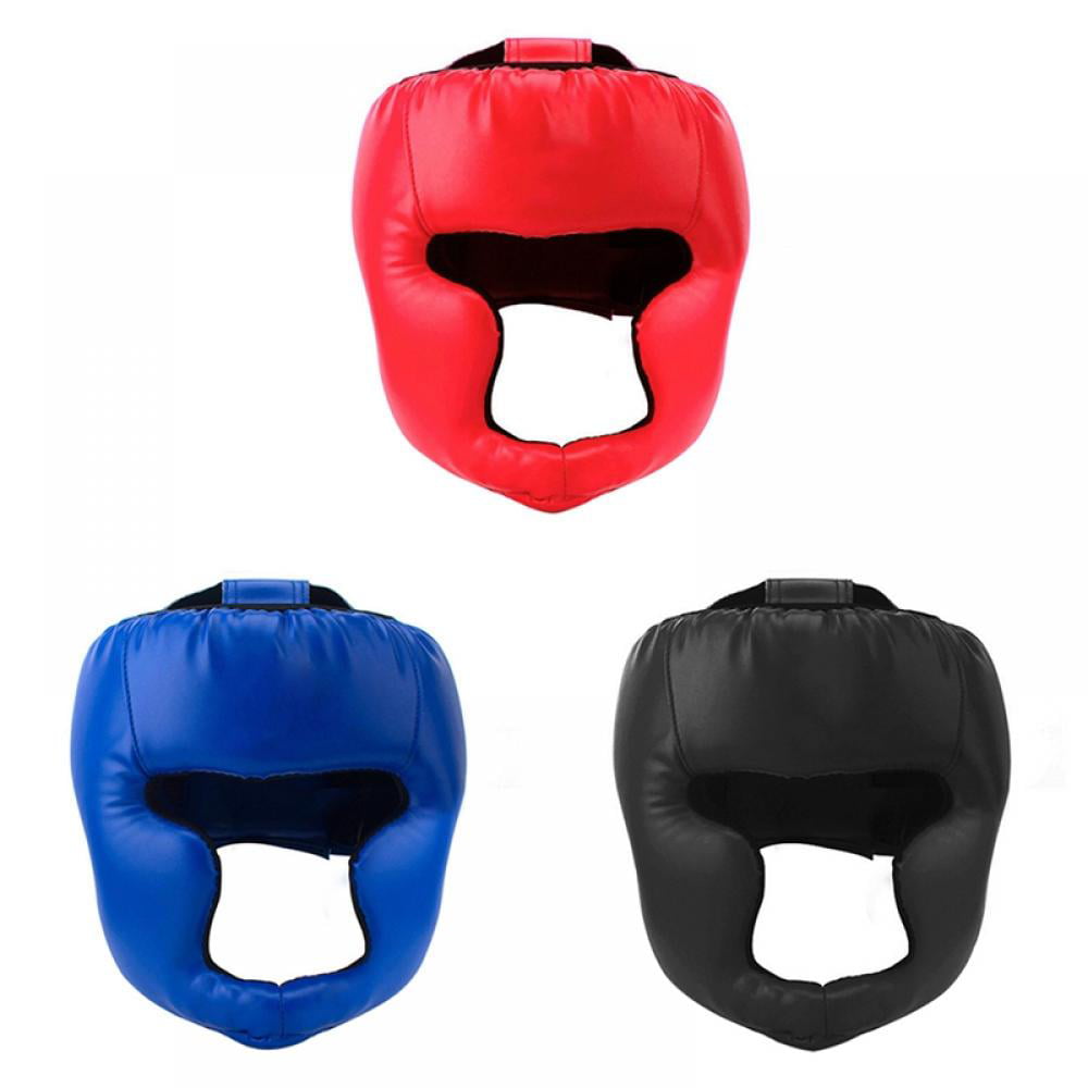 MMA Protector Headgear EPU Leather Head Guard Sparring Helmet for Boxing Boxing Headgear UFC Fighting,Judo,Kickboxing Head Guard Sparring Helmet