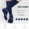 thumbnail image 5 of UNEEI Diabetic Socks for Men & Women , 5 Pairs Seamless Knee High Socks with Non Binding, Wide Top & Loose Fit Comfort for Swollen Feet , Size 11–13, 5 of 7
