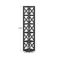 thumbnail image 6 of Weston Home Rebecca Wood 5-Shelf Corner Bookcase, Black, 6 of 6