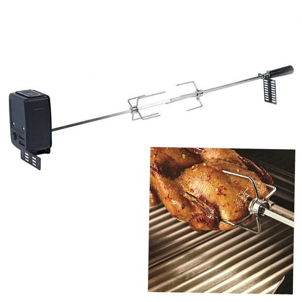 Kit De Asador Eléctrico Para Barbacoa, Capacidad De Carga De 15 Kg, Kit De Asador Seguro Resistente Al Calor, Acero Inoxidable 304 Eficiente Para Patio Trasero