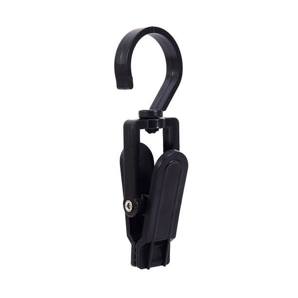 10PCS Super fuerte de plástico de viaje de la familia de rotación colgante de lavandería gancho pinza para la ropa sombrero Clip