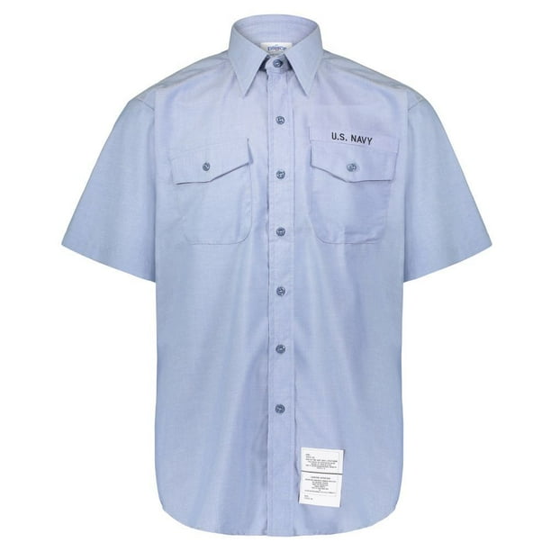 Seafarer US Navy GI Seafarer ShortSleeve Chambray Shirt with US Navy
