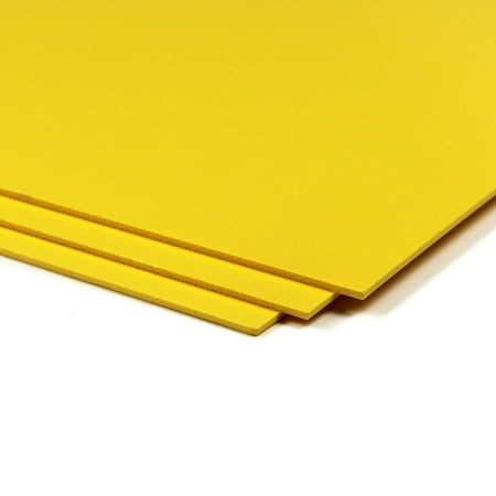 CraftTex Bubbalux Yellow Craft Board – 2 Packs of 3 Letter Size Sheets