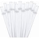 thumbnail image 1 of DAKOUFISH Pajitas de repuesto de plástico transparente reutilizables de 15 pulgadas de largo para botellas de agua de 128 oz, 100 oz y 64 oz, juego de 12 con cepillo de limpieza (15 pulgadas transpare, 1 of 1