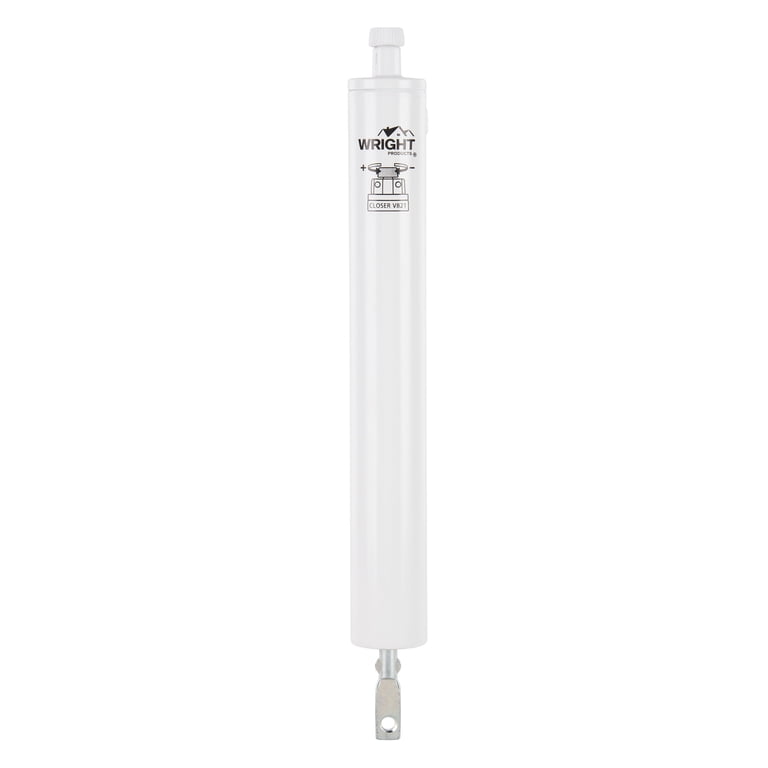 Wright Products 9" Standard Duty Pneumatic Door Closer, White photo 1
