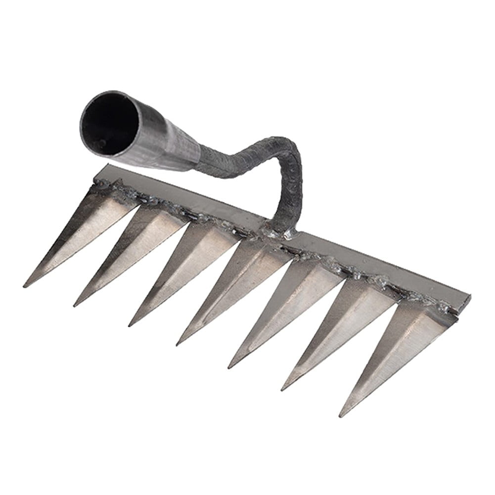 FANJIE Multifunctional Weeding Hoe Rake Harrow Gardening Lawn Rake for