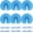 Blue, variant on Foldable Handheld Fans for Women, 60 Pcs White Paper Fans, Round Wedding Decorative Folding Hand Fan for Bridal Guest, Church, Party Favors, Dancing, Birthday DIY