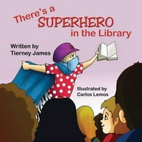 There's a Superhero in the Library, (Paperback)