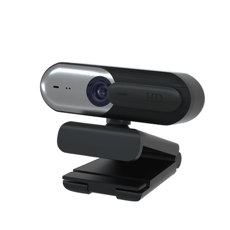 Anivia AutoFocus Full HD Webcam 1080P with Privacy Shutter - with Dual Digital Microphone - CA602 Black Grey USB Computer Camera for PC Laptop Desktop Mac Video Calling-Silver Gray（Ship from USA）