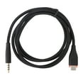thumbnail image 2 of Cable de audio de reemplazo parauriculares MMX150, OFC Trenzada USB C al Cable Aux de 3.5 mm, 1.2m, 2 of 7