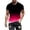 Watermelon Red, variant on SwiftWear Short Sleeve Shirts for Men Crew Neck Shirts for Men Short Sleeve Quick Dry Fashion Gradation T-Shirts, Black-L