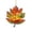 Multicolor, variant on Maple Leaf Acrylic Fall Ornament, 3.94 inch Window Hanging Suncatcher, Fall Season Autumn Leaf Pendant Wall Art Decor for Thanksgiving, Xmas Party Christmas Tree Embellishments