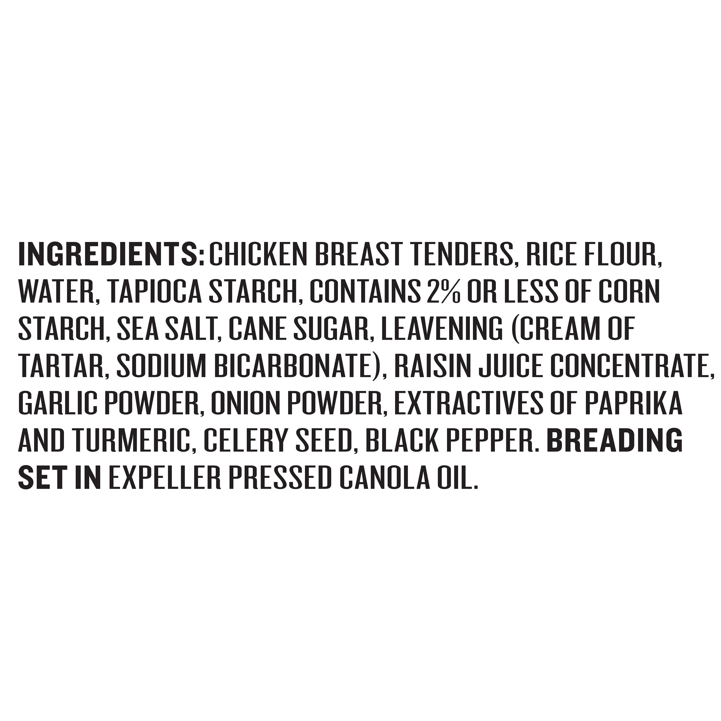 Applegate Natural Gluten-Free Breaded Chicken Breast Tenders, 16oz (Frozen)