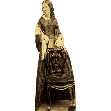 H79496 Harriet Beecher Stowe Uncle Tom's Cabin Cardboard Cutout Standee Standup