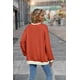 thumbnail image 3 of Camisetas de Larga para Mujer Color Naranja L, 3 of 6