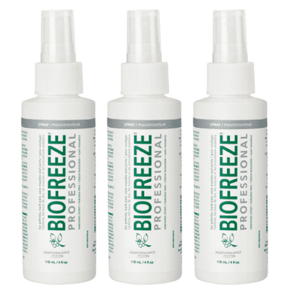 BIO FREEZE PROFESSIONAL - 4oz SPRAY (3 PACK)