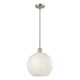thumbnail image 7 of Innovations Lighting - White Mouchette - 1 Light Stem Hung Pendant In Modern, 7 of 7