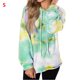 thumbnail image 1 of Sudadera con capucha estampada teñida Suéter con capucha casual de mujer Sudadera con capucha de manga larga Top seitruly AP000139-16B, 1 of 7
