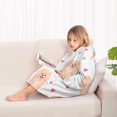 thumbnail image 4 of Pomeranian Dogs with Hearts Blanket Hoodies for Kids 6-13YR Oversize Wearable Blanket Hoodies for Boys Girls Teens, 4 of 7