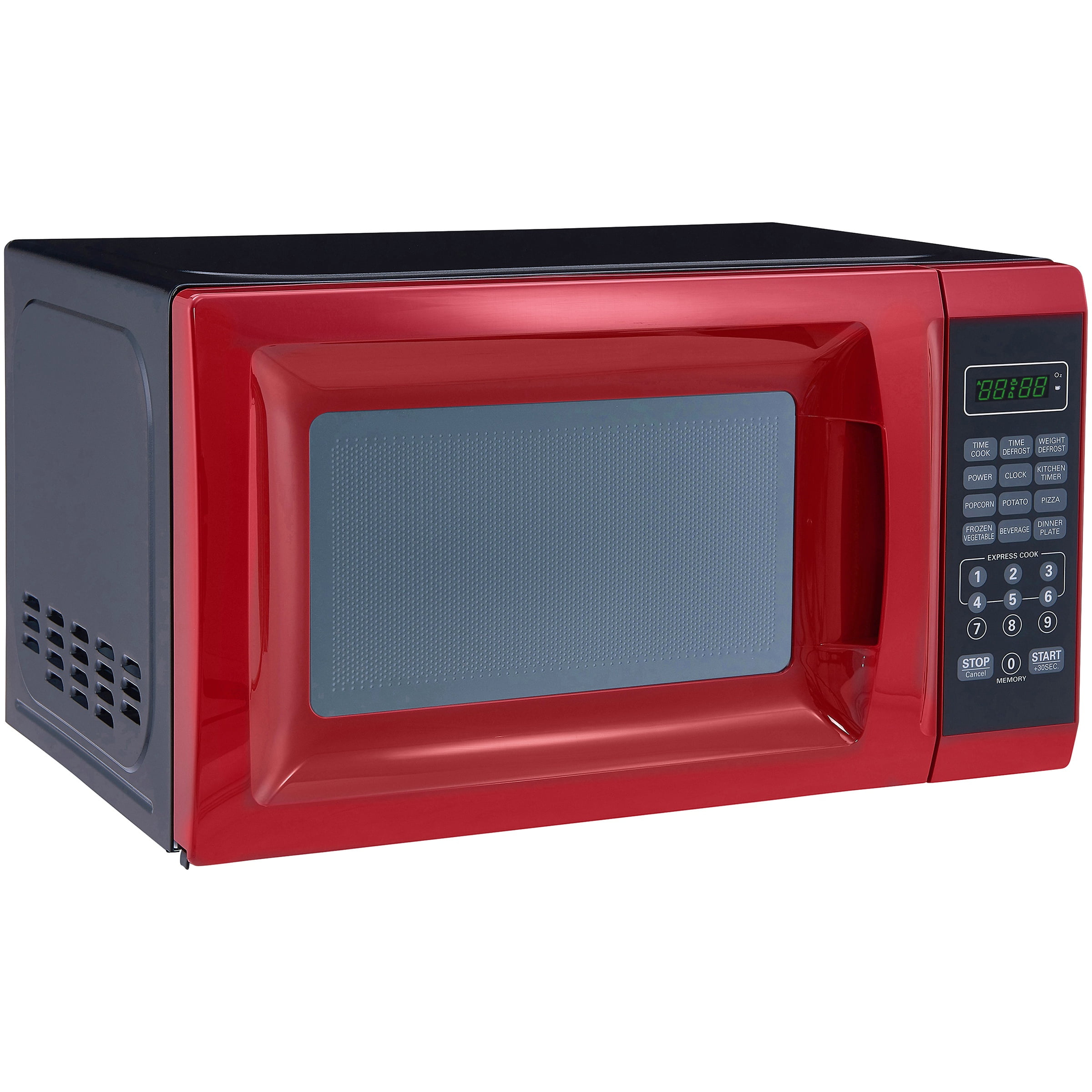 Mainstays 0.7 cu. ft. Countertop Microwave Oven, 700 Watts, Red, New 