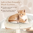 thumbnail image 4 of Modern Wooden Cat Tree with Perch Condos and Washable Cushions, 4 of 9