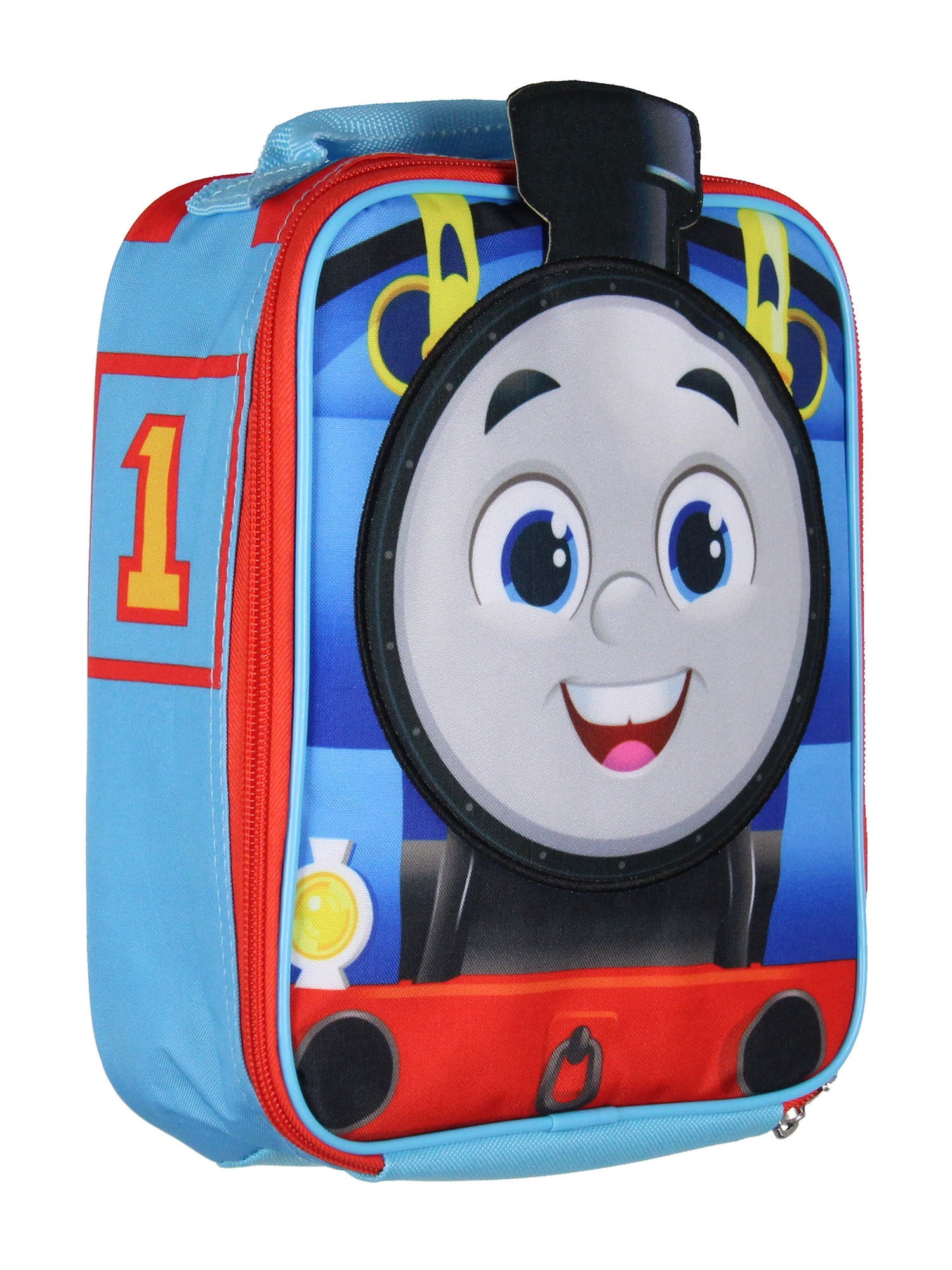 Thomas The Train Kids Lunch Box 3D Engine Insulated Lunch Bag Tote For Hot And Cold Food, Drinks, And Snacks 10"