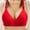 Red, variant on Gufahion Comfy Bras for Women, Lace Bras Wirefree Bra Push Up Bras, Breathable Everyday Bras, 8