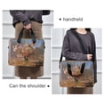 thumbnail image 6 of 16" Laptop Briefcase, Detachable Anti-Slip Shoulder Strap, Multi-Compartment Work Travel Bag A Bouquet Of Flowers, 6 of 8