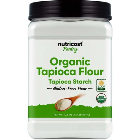 Nutricost Organic Tapioca Flour (2.5 LB) - Gluten-Free, Non-GMO