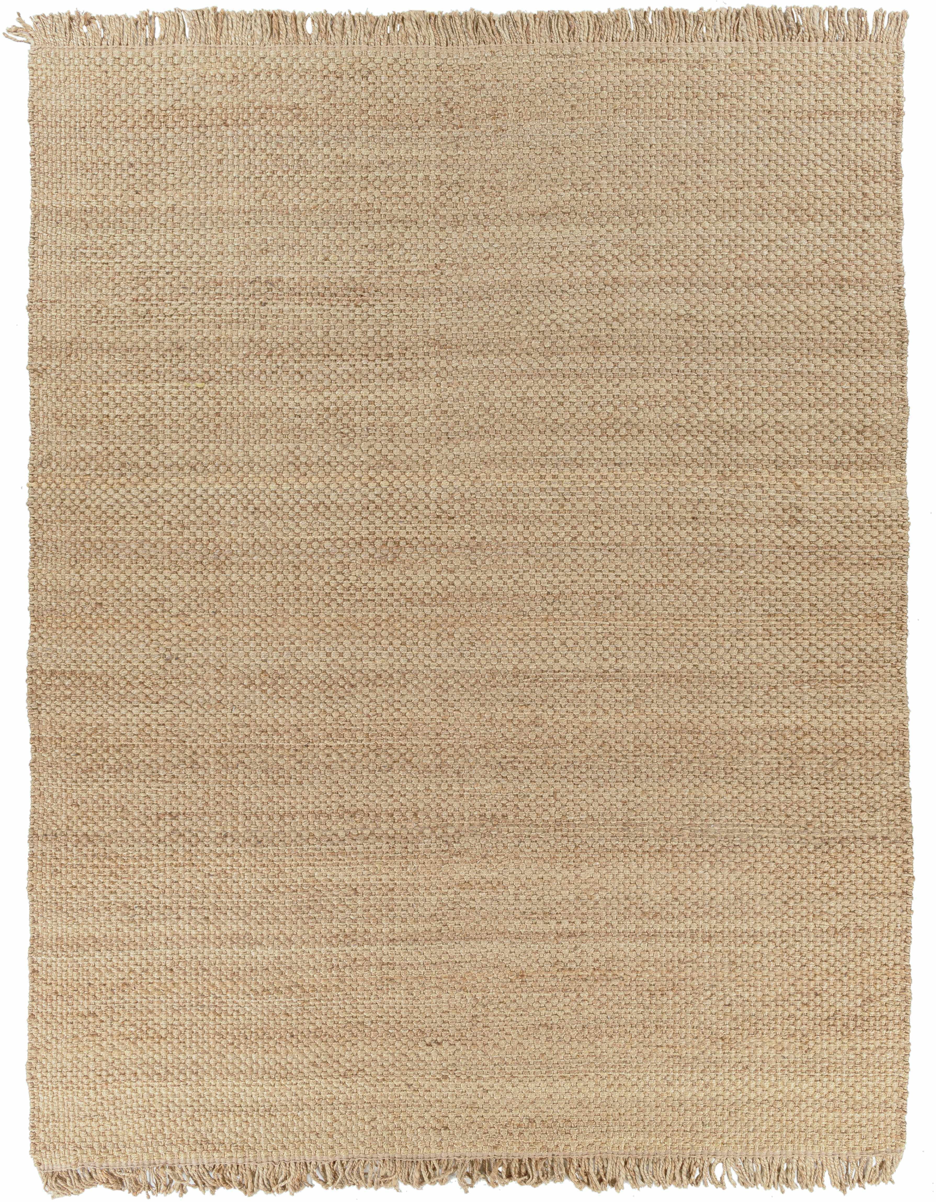 Hauteloom Hovland Jute Hallway, Kitchen Runner Rug - Traditional, Transitional - Beige - 2'3" x 10'