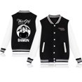 thumbnail image 1 of Nueva chaqueta de uniforme de béisbol con estampado de The Vampire Diary para hombre y mujer, ropa de hip hop Y2k, ropa deportiva cálida de forro polar, abrigo de gran tamaño, 1 of 4