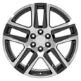 thumbnail image 2 of OE Wheels CV63 22 Inch Rim Fits Silverado 1500 Z71 Style 6x139.7 22x9 Gloss Gunmetal Machined - Hollander 5913 (1), 2 of 5