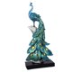 thumbnail image 4 of Estatua decorativa de pavo real, escultura decorativa de pavo real para gabinete L azul, 4 of 9