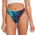 thumbnail image 1 of Balery Red And Blue Fire Tangas de Algodón para Mujer con Estampado – Ropa Interior Sexy, Transpirable, G-string-X-Small, 1 of 6