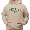 thumbnail image 2 of Arch Festive AF Hoodie Sweatshirt Unisex Large Sand, 2 of 5