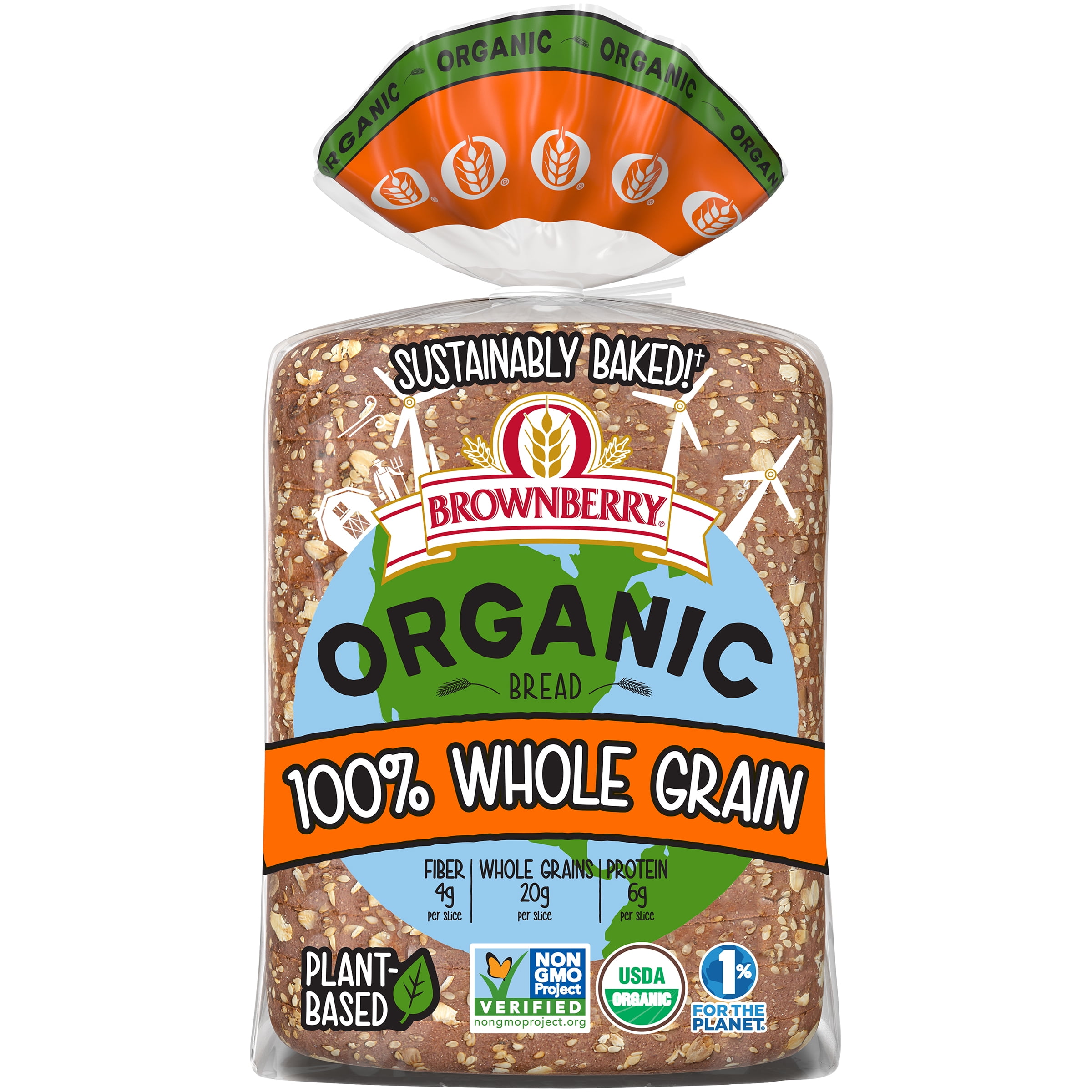 Brownberry Organic 100% Whole Grain Bread, 27 oz