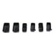 thumbnail image 3 of 6pcs Cubiertas de cubierta Del Interruptor de Control Manual Negro, 3 of 6